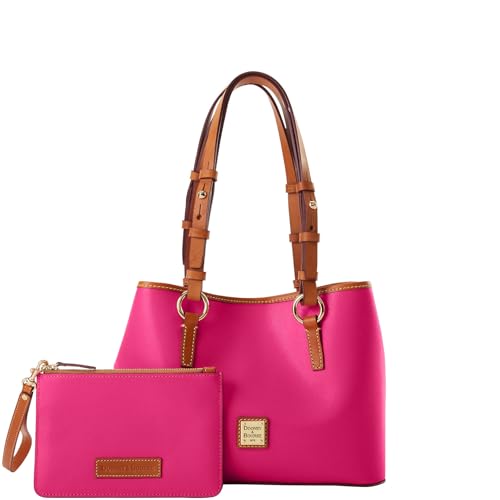 Dooney & Bourke Handbag, Saffiano Small Briana Shoulder Bag - Fuchsia