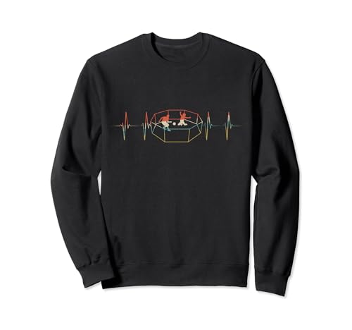 Gaga Bal Heartbeat Retro ECG EKG Sweatshirt