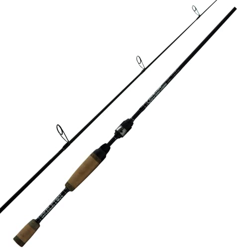 Castaway Skeleton Nano 6'10 Casting Fishing Rod - Proprietary Carbon Nano Blank, Sea Guide Split Reel Seat, Cork Handle, Stainless Tangle-Free Guides, Zirconium Rings, Lightweight & Durable