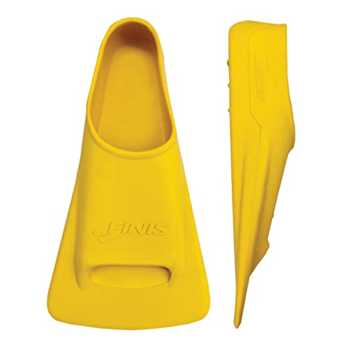 FINIS Youth Zoomer Fins, Yellow Gold - Size E, Male (7.5-8.5) Female (8.5-9.5) (2.35.003.14)