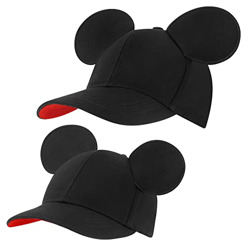 Disney Boys Baseball Cap, Mickey Mouse Ears Hat For Kids, Daddy & Me Adjustable Boy Hats Ages 4-7
