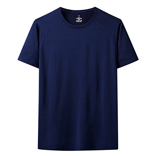 Mens T Shirt Solid Cotton Short Sleeve V Neck Crewneck Regular Fit Tee Tops Athletic Basic Classic Comfort Spring Summer Undershirt Mens Undershirts v Neck Moisture Wicking