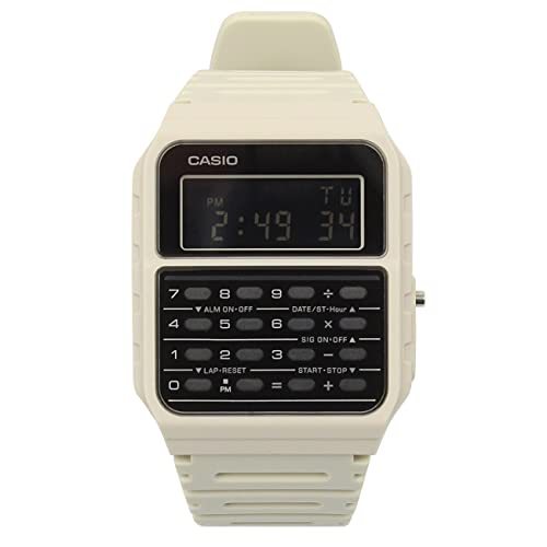Casio CA-53WF-8B Calculator Beige Digital Mens Watch Original New Classic CA-53