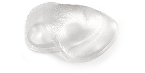 Bubbles Bodywear Boobles Clear Silicone Triangle Push-up Bra Pads Size C/D