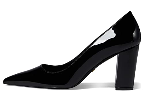 Stuart Weitzman Stuart 85 Block Pump Black 9 B