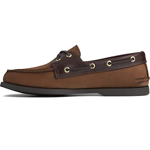 Sperry Top-Sider Authentic Originals Mens Boat Shoes, 11 D(M) US; Brown Buc Brown