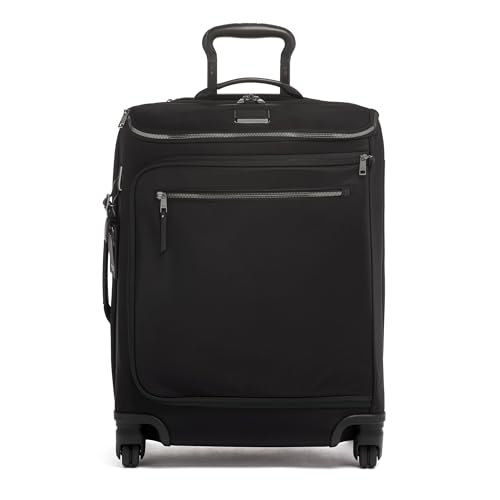 TUMI - Voyageur Leger International Carry-On - Luggage for Women & Men - Carry On with Wheels - Suitcases for Women & Men - Black/Gunmetal