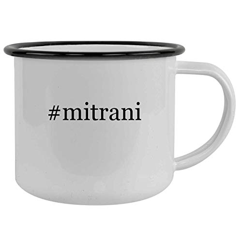 Molandra Products #mitrani - 12oz Hashtag Camping Mug Stainless Steel, Black