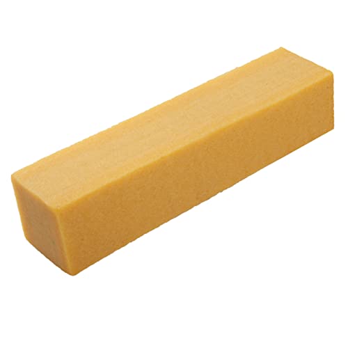 Cleaning Eraser Stick Small 1-1/2” x 1-1/2' x 7-7/8' Made from Natural Rubber for Removing Dust and Build up from Abrasive Belts • Sanding Discs • Drum Sanders • Grip Tape and Skateboard Grip Surfaces