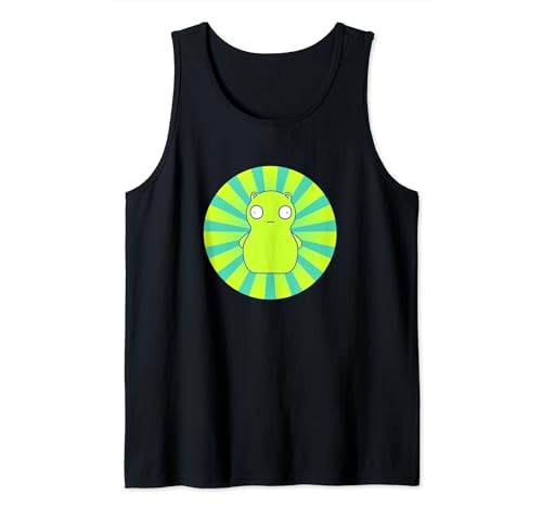Bob’s Burgers Kuchi Kopi Lime Green Hypno Wheel Tank Top