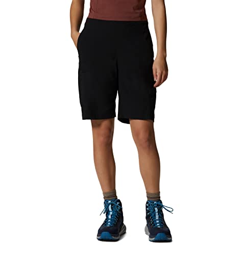 Mountain Hardwear Women's Standard Dynama High Rise Bermuda Short, Black, Medium/9' Inseam