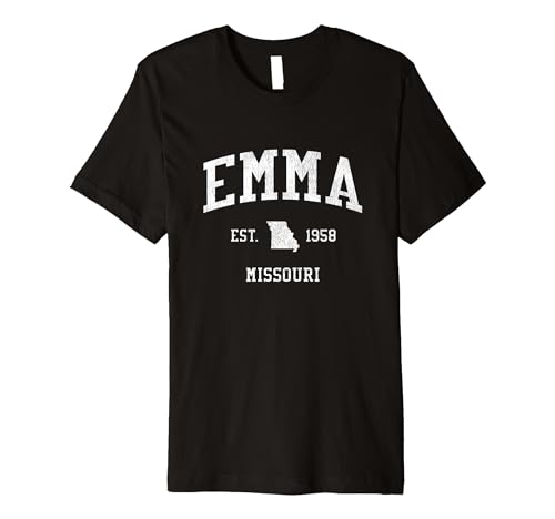Emma MO Vintage Athletic Sports JS01 Premium T-Shirt