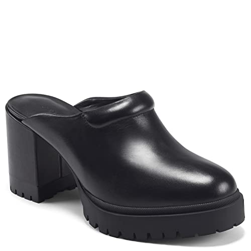 Aerosoles Women's EMON Mule, Black Leather, 7
