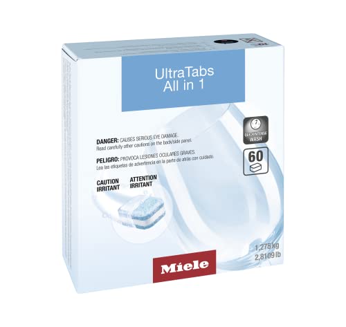 Miele UltraTab All in 1 Dishwasher Tablets - 60 count