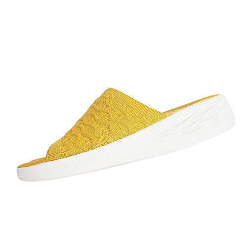 Pillow Slides Slippers,SmallYin Non-Slip Quick Drying Open Toe Sole Sandals, Massage Foam Shower Bathroom Home Floor Thick Sole Quick Drying Sandals, Soft Home Slippers for Women and Men EVA Platform