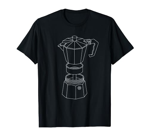 Espresso Lover Coffee - Vintage Moka Pot Espresso Coffee T-Shirt
