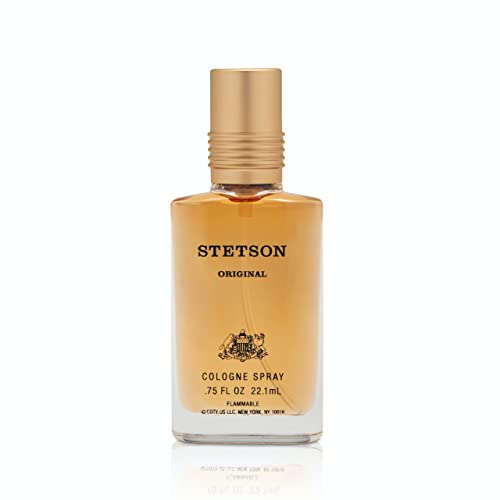 Stetson Original by Scent Beauty - Cologne for Men - Classic, Woody and Masculine Aroma with Fragrance Notes of Citrus, Patchouli, and Tonka Bean - 0.75 Fl Oz
