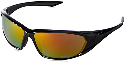 Bolle Ranger AS Sunglasses, Shiny Black/Red Flash Shiny