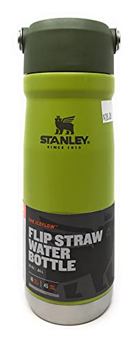 Stanley IceFlow Stainless Steel Water Jug with Straw, Vacuum Insulated Water Bottle for Home and Office, Reusable Tumbler with Straw Leakproof Flip