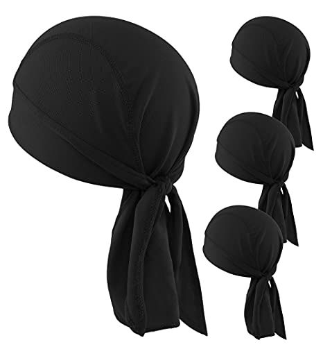 OutdoorEssentials Cooling Helmet Liner - Motorcycle Headwraps for Men - Do Rag Bandanas for Men - Bandana Skull Cap Biker Cap