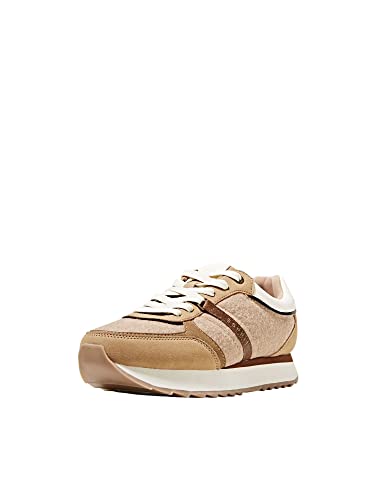 Esprit Women's Sneaker, 210 Brown, 9.5