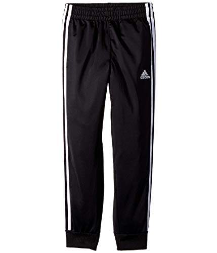 adidas Boys' Big Active Sports Athletic Tricot Jogger Pant, Iconic Black, 14/16
