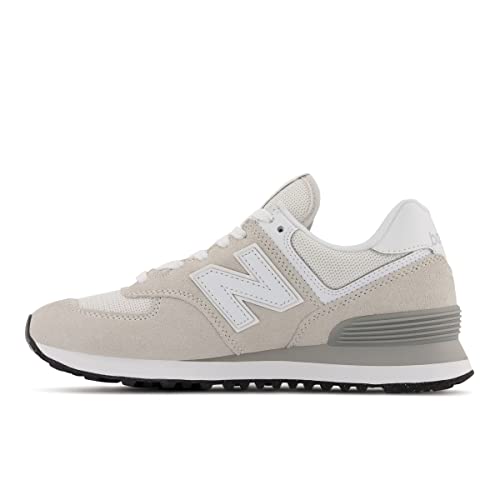 New Balance Women's 574 Core Sneaker, Nimbus Cloud/White, 8.5