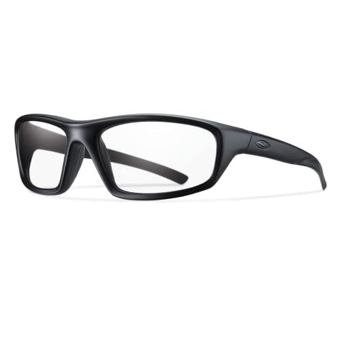 Smith Optics Director Tactical Sunglass with Black Frame (Clear Lens)
