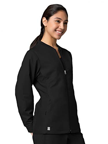 EON Maevn Women's Sporty Mesh Panel Jacket(Black, XXX-Large)