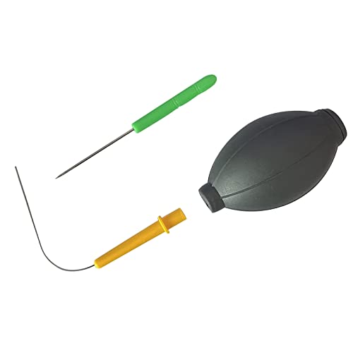 Easy Egg Blower Empty Egg Tools One Hole Egg Pump and Drill Easter Egg Maker Supplies Empty Eggshell (Black)