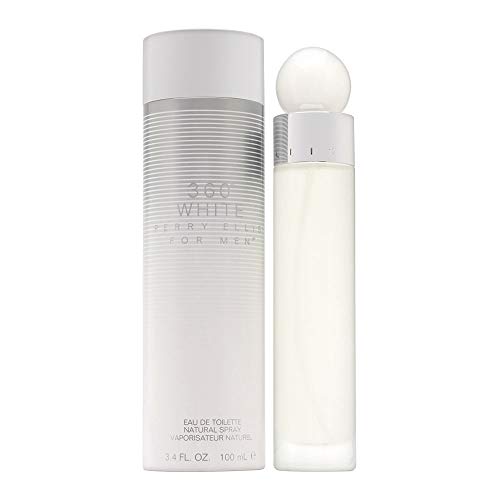 Perry Ellis 360 White By Perry Ellis for Men 3.4 Oz Eau De Toilette Spray, 3.4 Oz