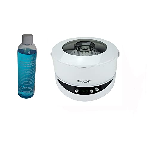 iSonic Ultrasonic Jewelry Cleaner CDS200B with Cleaning Solution Concentrate CSGJ01, 110V