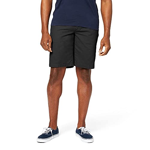 Dockers Men's Perfect Classic Fit 8' Shorts, Mineral Black (Waterless), 36 Regular
