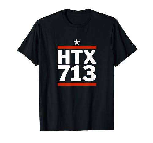 HTX 713 Houston Texas H-Town T-Shirt