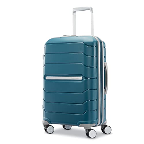 Samsonite Freeform Hardside Expandable with Double Spinner Wheels, Carry-On 21-Inch, Dark Teal