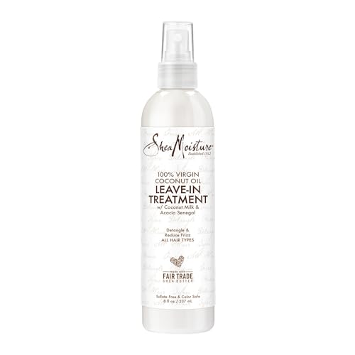 Shea Moisture 100 Percent Virgin Coconut Oil Leave-In Treatment, 8 Ounce
