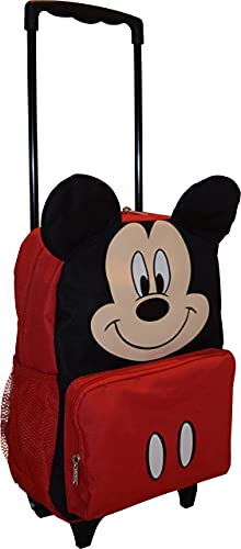 Ruz Mickey Mouse Kids' 14 Inch Rolling Backpack
