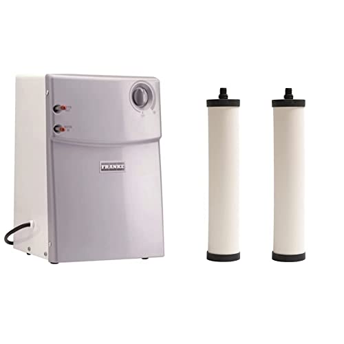 Franke CT-200 Tank, Large, Stainless Steel & FRC06-2PK Cartridge, 2 Count (Pack of 1), White