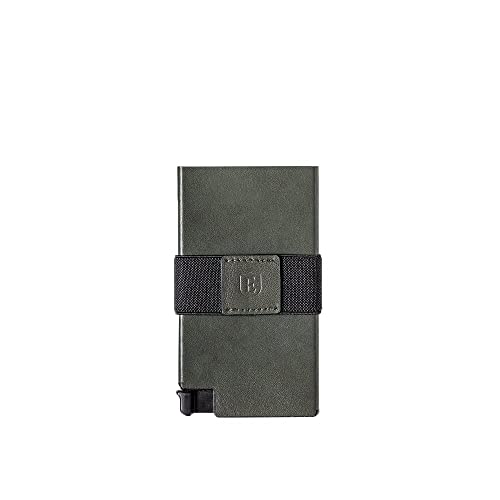 Ekster Senate Cardholder Wallet for Men | Slim Wallets for Men w/RFID Blocking Layer | Minimalist Wallet for Men w/Push Button for Quick Card Access | Card Wallet & Mens Wallet Slim (Juniper Green)