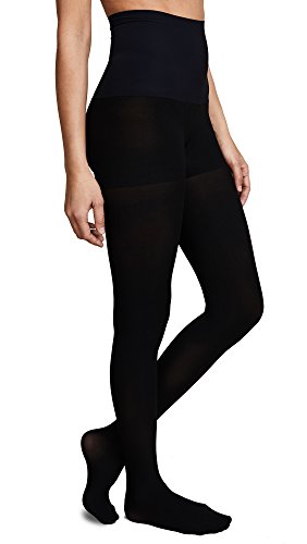 commando Women's Control Top Ultimate Opaque Matte Tights, Black, S