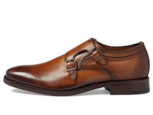 Johnston & Murphy Danridge Double Monk Tan Full Grain 11.5 M (D)