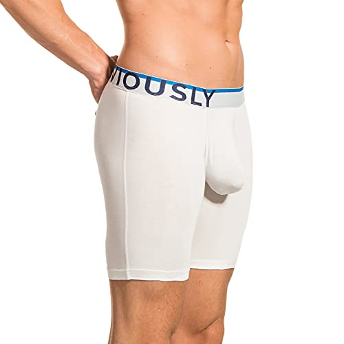 Obviously EveryMan - Boxer Brief 6 inch Leg - White - Large
