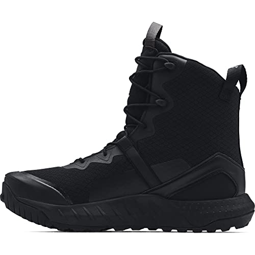 Under Armour Men's Micro G Valsetz Tactical Boot Military, Black (001)/Black, 11