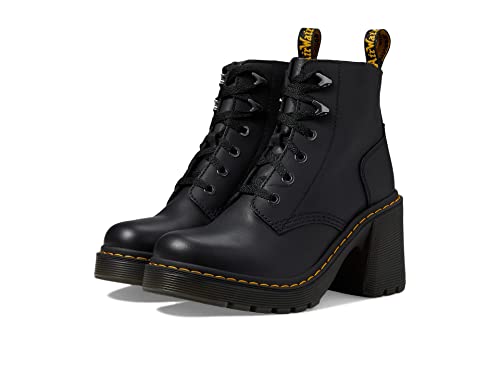 Dr. Martens Women's Jesy 6 Tie Boot Fashion, Black Sendal, 7