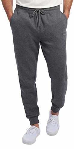 Hurley Mens Heavyweight Fleece Jogger (X-Large, Charcoal Gray)