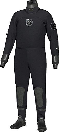 Bare D6 HD Pro Drysuit (Large Short, Black)