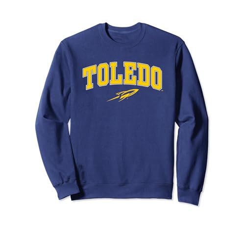 Toledo Rockets Arch Over Navy Officially Licensed Sweatshirt