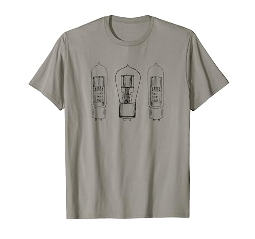 Vacuum Tubes T Shirt Analog Radio Tube T-shirt