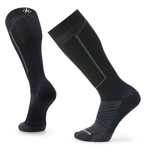 Ski Targeted Cushion OTC Sock, Black, L