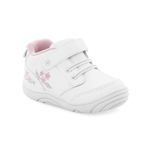 Stride Rite Baby Girls Sr Taye 2.0 First Walker Shoe, Pink, 3 Infant US